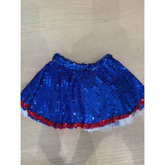 Toddler Girl Dansco U.S.A. Sequin Baseball Dance Outfit, size 3T - Picture 7 of 16